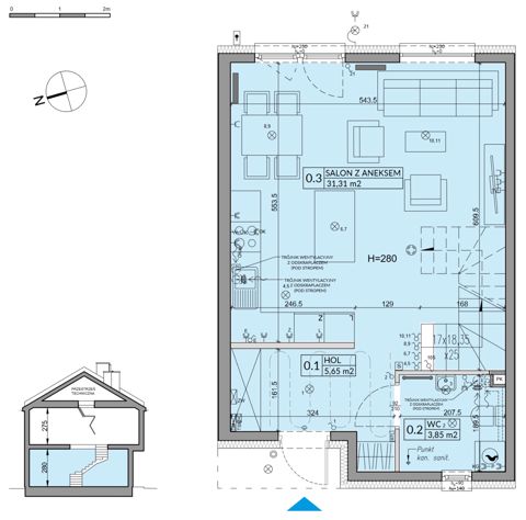 Plan 4 pok. 83m²