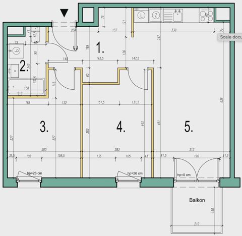 Plan 3 pok. 58m²