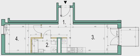 Plan 2 pok. 39m²