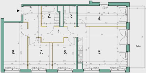 Plan 5 pok. 102m²