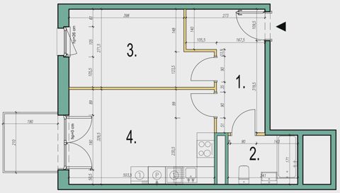 Plan 2 pok. 41m²