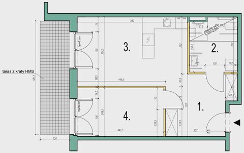 Plan 2 pok. 47m²