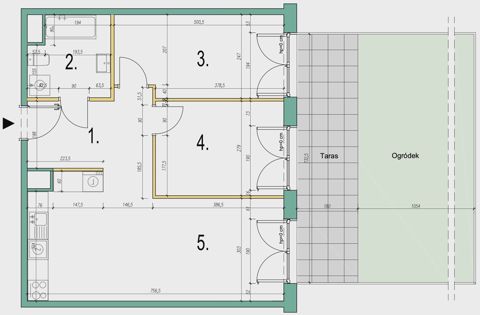 Plan 3 pok. 61m²