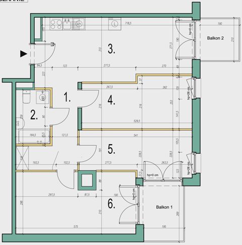 Plan 4 pok. 73m²