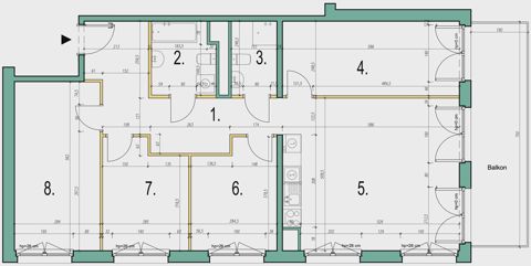 Plan 5 pok. 102m²
