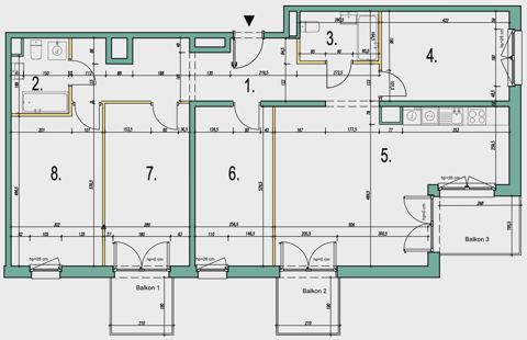 Plan 5 pok. 115m²