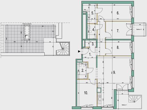 Plan 5 pok. 111m²
