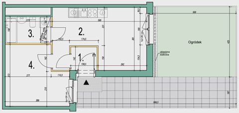 Plan 2 pok. 38m²