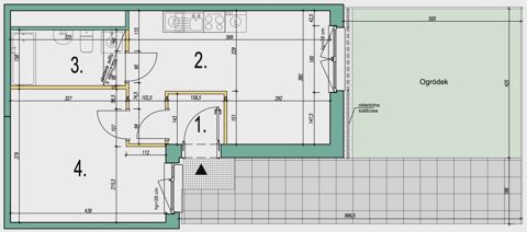Plan 2 pok. 41m²
