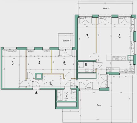 Plan 5 pok. 116m²