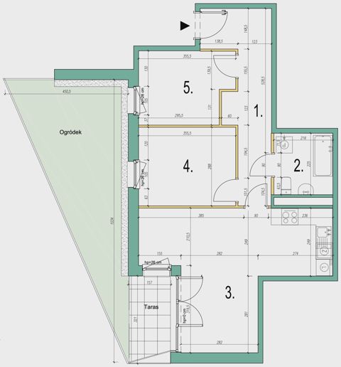 Plan 3 pok. 60m²