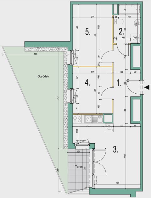Plan 3 pok. 52m²