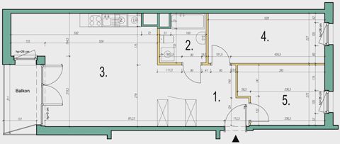 Plan 3 pok. 65m²