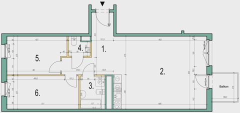 Plan 3 pok. 73m²