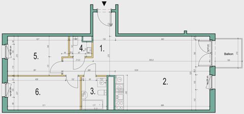 Plan 3 pok. 73m²