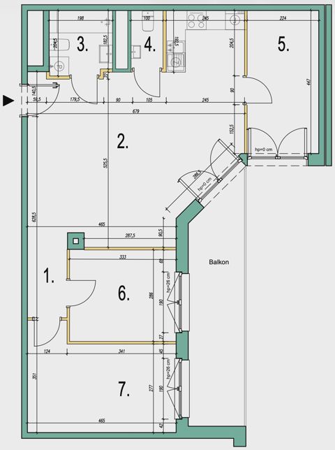 Plan 4 pok. 78m²
