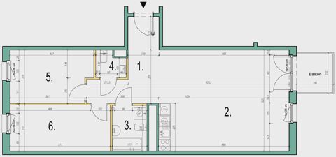 Plan 3 pok. 73m²