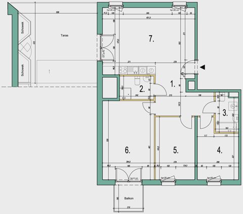 Plan 4 pok. 92m²