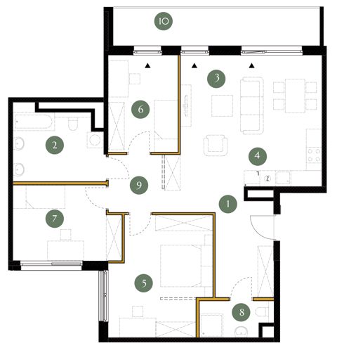 Plan 4 pok. 95m²