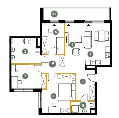 Plan 4 pok. 95m²