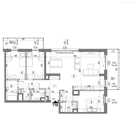 Plan 4 pok. 109m²