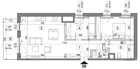 Plan 3 pok. 72m²
