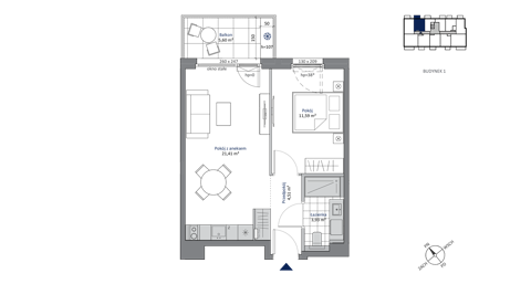 Plan 2 pok. 41m²