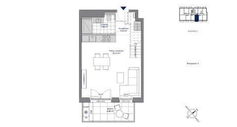 Plan 3 pok. 62m²