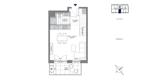 Plan 3 pok. 60m²