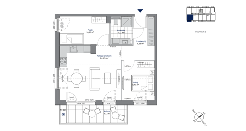 Plan 3 pok. 57m²