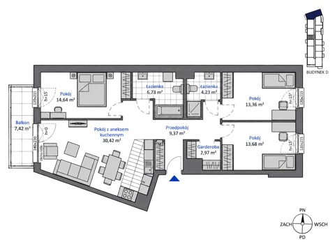 Plan 4 pok. 95m²