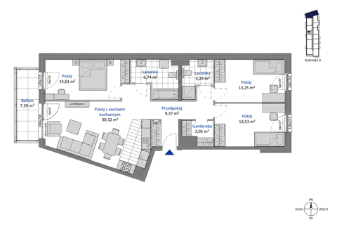Plan 4 pok. 95m²