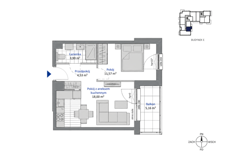 Plan 2 pok. 38m²