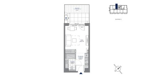 Plan 1 pok. 26m²