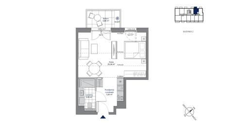 Plan 1 pok. 36m²