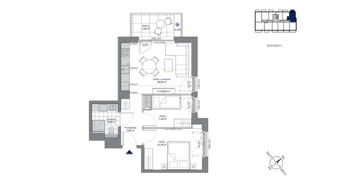 Plan 3 pok. 47m²