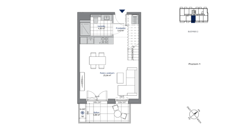 Plan 3 pok. 67m²