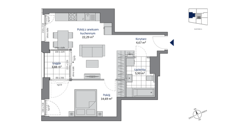 Plan 2 pok. 48m²