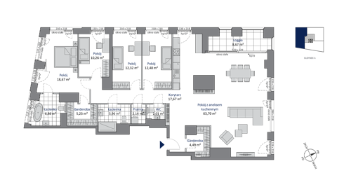Plan 5 pok. 162m²
