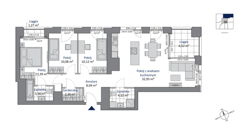 Plan 4 pok. 84m²