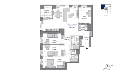 Plan 5 pok. 113m²