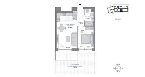 Plan 2 pok. 39m²