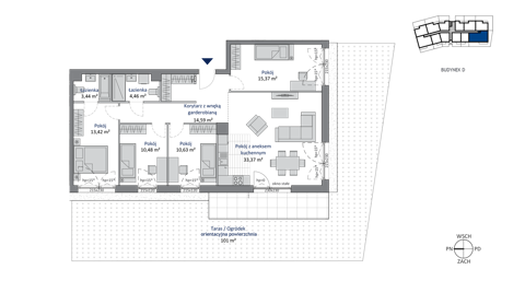 Plan 5 pok. 106m²