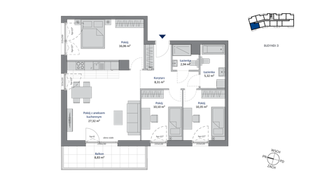Plan 4 pok. 80m²