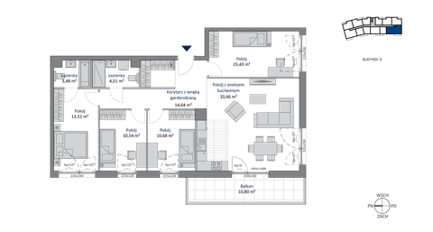 Plan 5 pok. 106m²