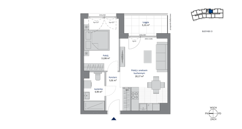 Plan 2 pok. 42m²