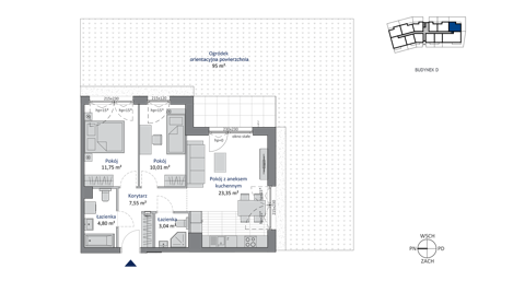 Plan 3 pok. 61m²