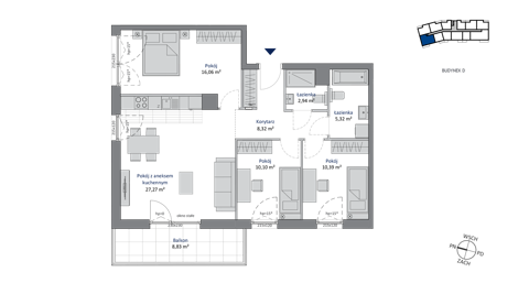 Plan 4 pok. 80m²