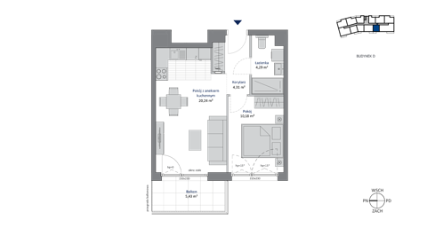 Plan 2 pok. 39m²