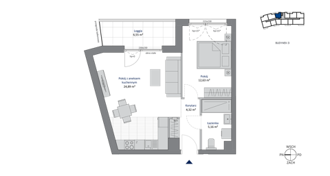 Plan 2 pok. 47m²